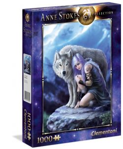 CLEMENTONI CASSE-TÊTE 1000 PIÈCES ANNE STOKES - LE PROTECTEUR #394654
